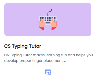 CS Typing Tutor