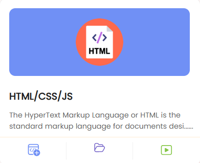 HTML/CSS/JS